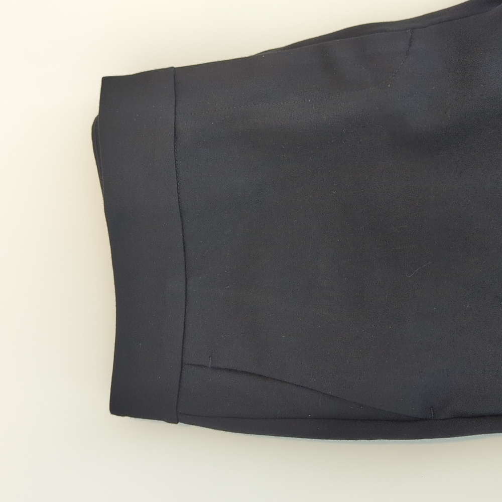 Ann Taylor Factory cropped wide leg pants 14P black dress pants